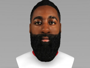 james harden bust ready for full color 3d printing 3D Print Model