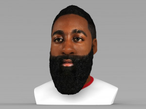 james harden bust ready for full color 3d printing 3D 프린트 모델