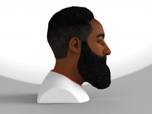 james harden bust ready for full color 3d printing 3D 프린트 모델