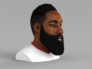 james harden bust ready for full color 3d printing 3D 프린트 모델