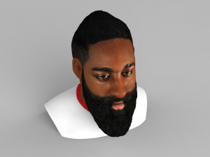 james harden bust ready for full color 3d printing 3D 프린트 모델