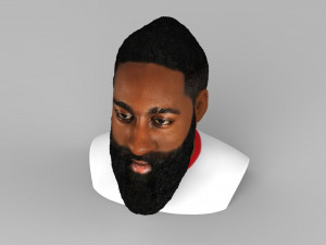james harden bust ready for full color 3d printing 3D 프린트 모델