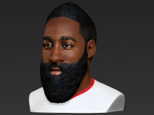james harden bust ready for full color 3d printing 3D 프린트 모델