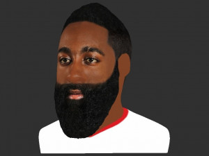 james harden bust ready for full color 3d printing 3D 프린트 모델