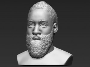 james harden bust ready for full color 3d printing 3D 프린트 모델