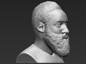 james harden bust ready for full color 3d printing 3D 프린트 모델