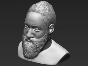 james harden bust ready for full color 3d printing 3D 프린트 모델