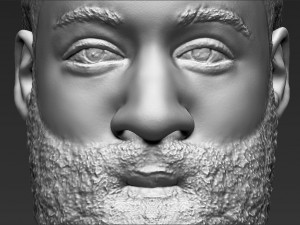 james harden bust ready for full color 3d printing 3D 프린트 모델