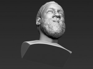 james harden bust ready for full color 3d printing 3D 프린트 모델