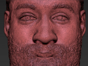 james harden bust ready for full color 3d printing 3D 프린트 모델