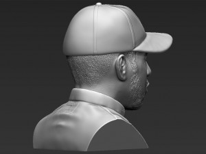lewis hamilton bust 3d printing ready stl obj Model Cetak 3D
