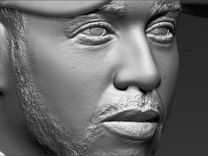 lewis hamilton bust 3d printing ready stl obj Model Cetak 3D