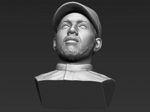 lewis hamilton bust 3d printing ready stl obj Model Cetak 3D