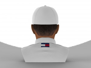 lewis hamilton bust ready for full color 3d printing 3D Принт Модель