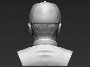 michael schumacher bust 3d printing ready stl obj Modello di stampa 3D