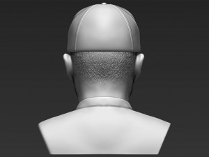 tiger woods bust 3d printing ready stl obj 3D 打印模型