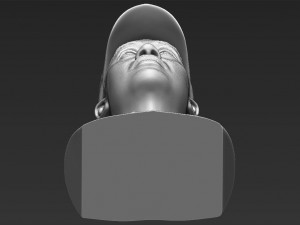 tiger woods bust 3d printing ready stl obj 3D 打印模型