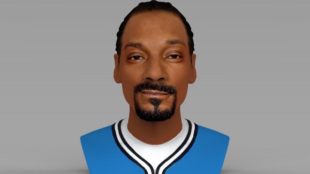 snoop dogg bust ready for full color 3d printing 3D Принт Модель .c4d .max .obj .3ds .fbx .stl .blend 