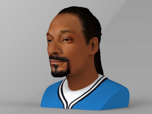snoop dogg bust ready for full color 3d printing 3D Принт Модель