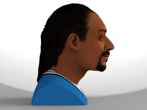 snoop dogg bust ready for full color 3d printing 3D Принт Модель