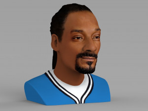 snoop dogg bust ready for full color 3d printing 3D Принт Модель