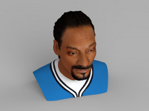 snoop dogg bust ready for full color 3d printing 3D Принт Модель