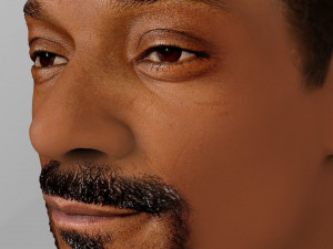 snoop dogg bust ready for full color 3d printing 3D Принт Модель