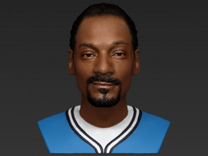 snoop dogg bust ready for full color 3d printing 3D Принт Модель