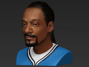 snoop dogg bust ready for full color 3d printing 3D Принт Модель