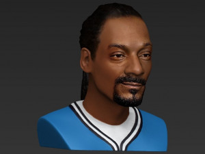 snoop dogg bust ready for full color 3d printing 3D Принт Модель