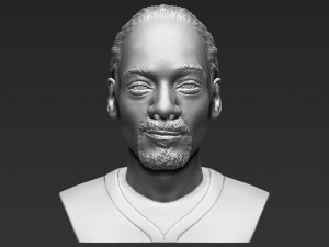 snoop dogg bust ready for full color 3d printing 3D Принт Модель