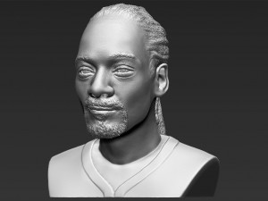 snoop dogg bust ready for full color 3d printing 3D Принт Модель