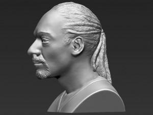 snoop dogg bust ready for full color 3d printing 3D Принт Модель
