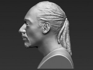 snoop dogg bust ready for full color 3d printing 3D Принт Модель