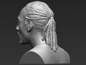 snoop dogg bust ready for full color 3d printing 3D Принт Модель