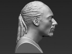 snoop dogg bust ready for full color 3d printing 3D Принт Модель