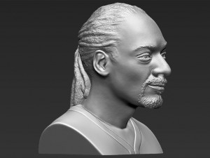 snoop dogg bust ready for full color 3d printing 3D Принт Модель