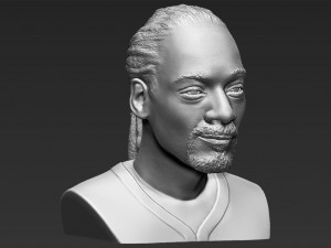 snoop dogg bust ready for full color 3d printing 3D Принт Модель