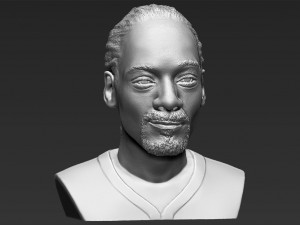 snoop dogg bust ready for full color 3d printing 3D Принт Модель