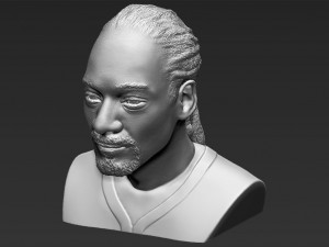 snoop dogg bust ready for full color 3d printing 3D Принт Модель