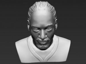snoop dogg bust ready for full color 3d printing 3D Принт Модель
