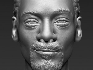 snoop dogg bust ready for full color 3d printing 3D Принт Модель