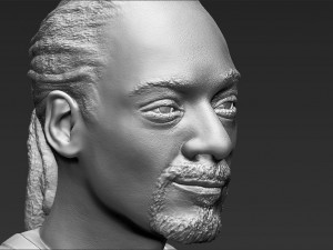 snoop dogg bust ready for full color 3d printing 3D Принт Модель