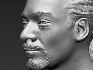 snoop dogg bust ready for full color 3d printing 3D Принт Модель