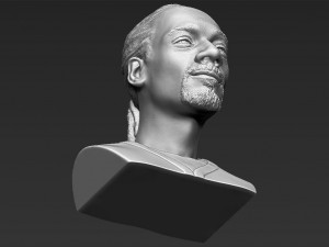 snoop dogg bust ready for full color 3d printing 3D Принт Модель