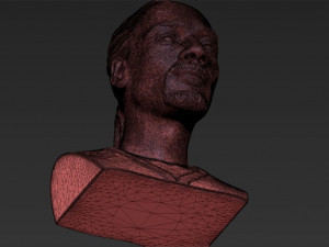 snoop dogg bust ready for full color 3d printing 3D Принт Модель