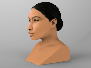 nicki minaj bust ready for full color 3d printing 3Dプリントモデル