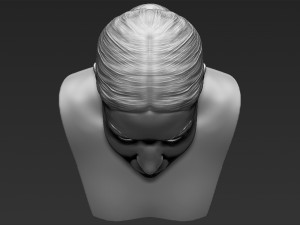nicki minaj bust ready for full color 3d printing 3Dプリントモデル