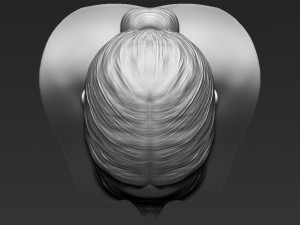 nicki minaj bust ready for full color 3d printing 3Dプリントモデル