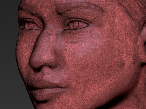 nicki minaj bust ready for full color 3d printing 3Dプリントモデル